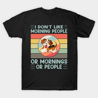 I don't like morning people or mornings or people (vol-9) T-Shirt